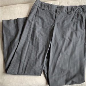 Nanette Lepore gray pinstripe dress pants